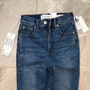 Denim Forum High Rise Jeans - Dark Blue